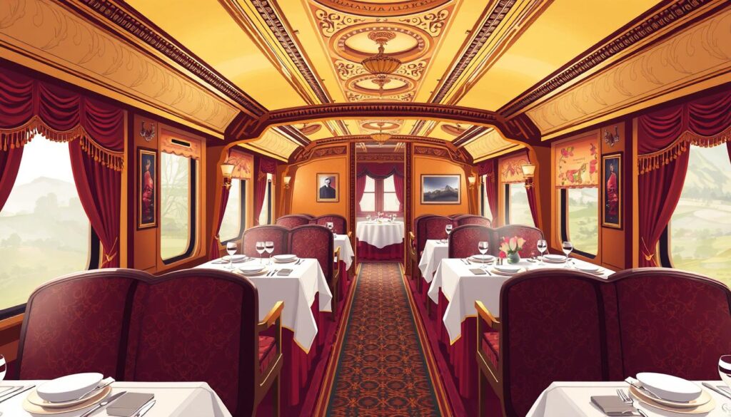 Maharaja Express dining experience Maharaja Express dining experience